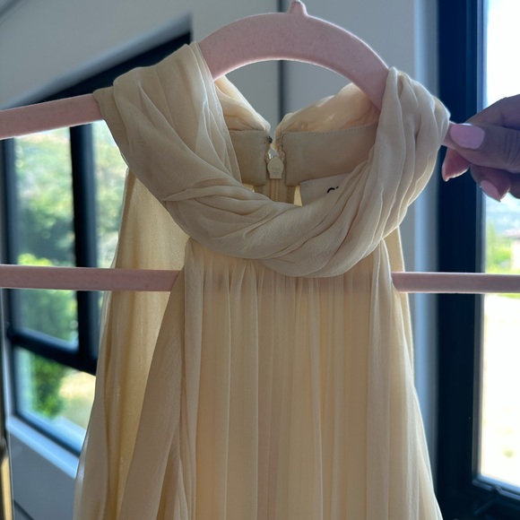 Celine Celine Paris Robe cocktail draper Gown with Embellished Bow - Picture 7 of 11